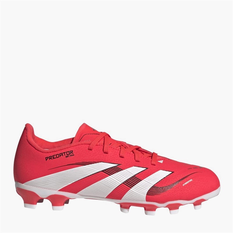 adidas Junior Predator League Pure Victory Pack MG Multi Ground Football Boots Lucid Red/Cloud White/Core Black