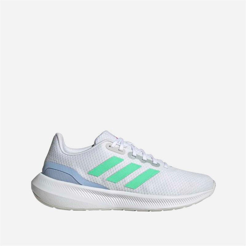 adidas Womens Runfalcon 3 Neutral Running Shoes Cloud White/Pulse Mint/Blue Dawn