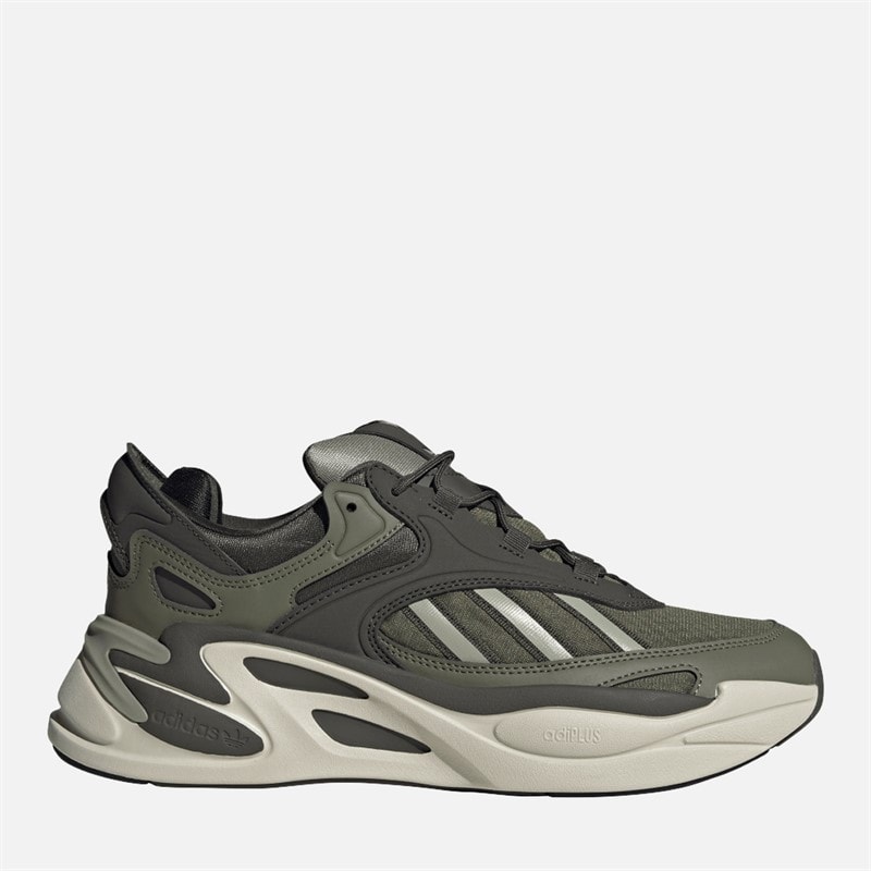 adidas Originals Mens Ozmorph Trainers Focus Olive/Silver Pebble/Shadow Olive