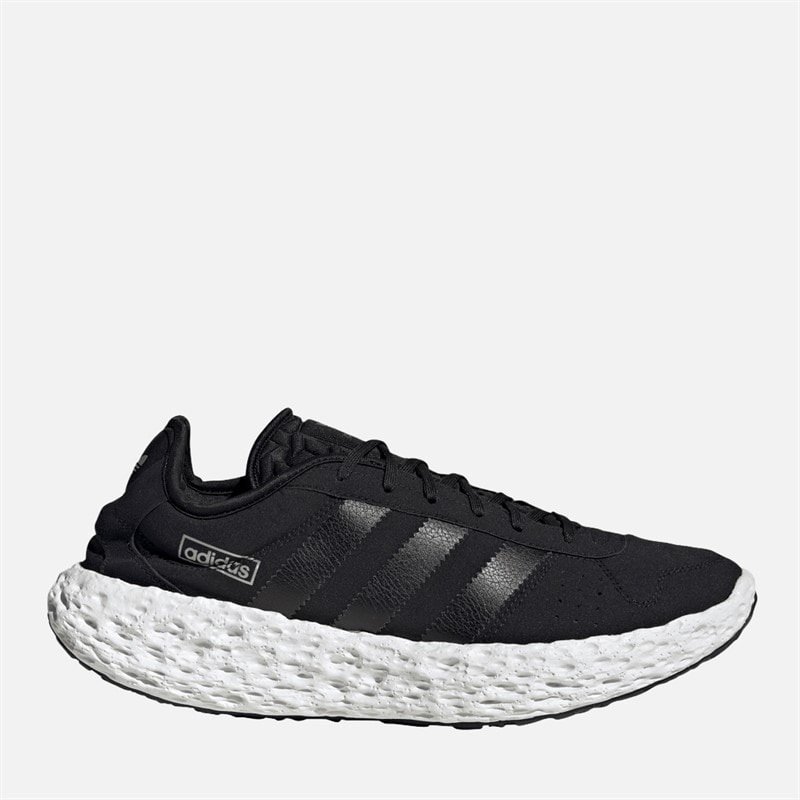 adidas Originals Mens Zponge Trainers Core Black/Matte Silver/White