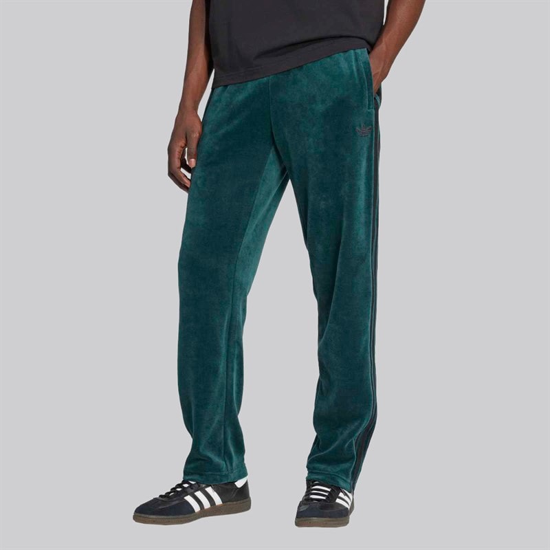 adidas Originals Mens Adicolor Superstar Velour Track Pant Aurora Ivy