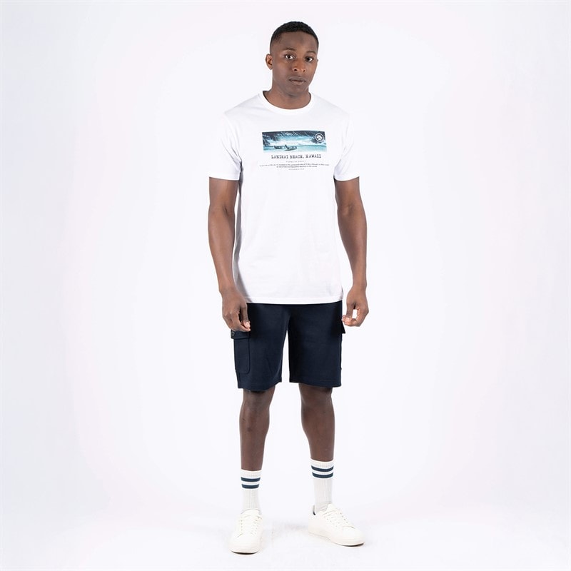 Marcus Mens Towson T-Shirt Bright White S//Bright White