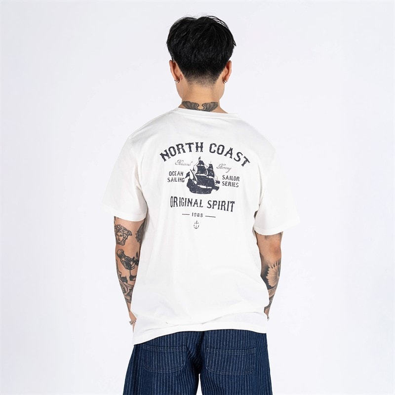 Marcus Mens Haddoc T-Shirt Snow White S//Snow White