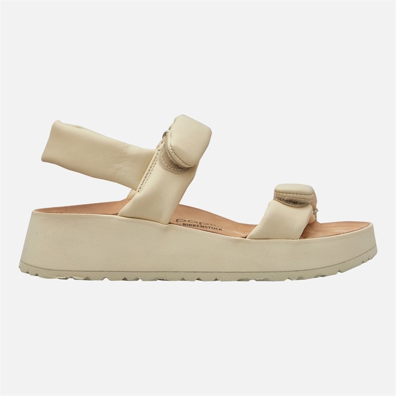 Birkenstock Womens Theda Ankle Strap Sandals Ecru