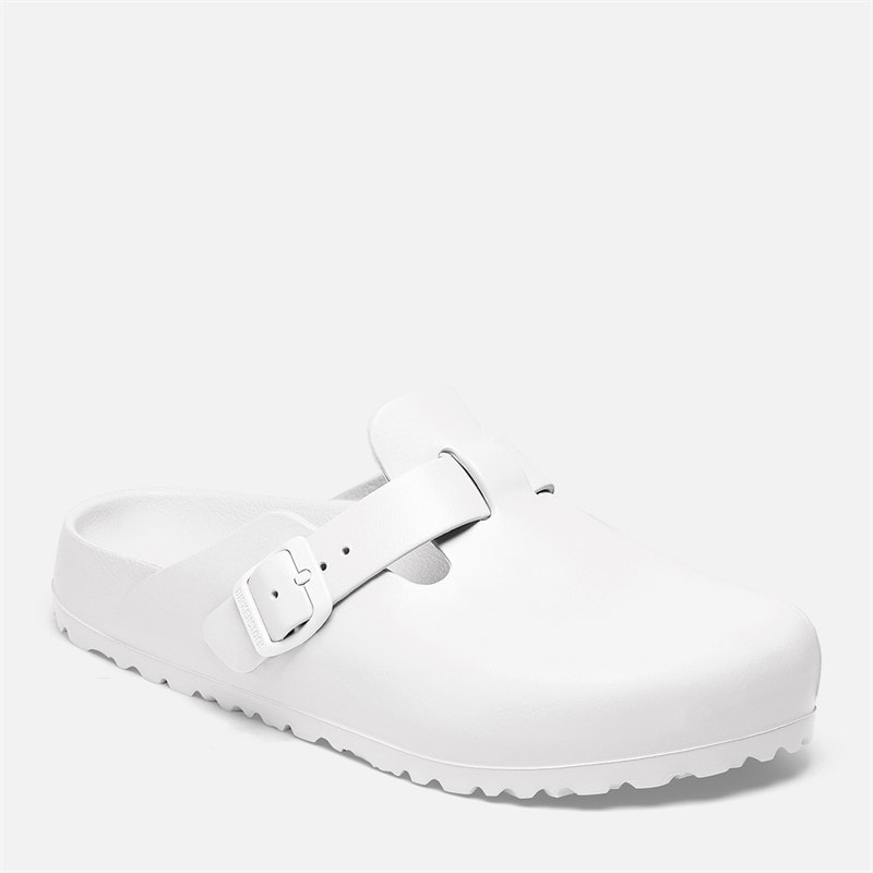 Birkenstock Womens Boston EVA Narrow Fit Clogs White