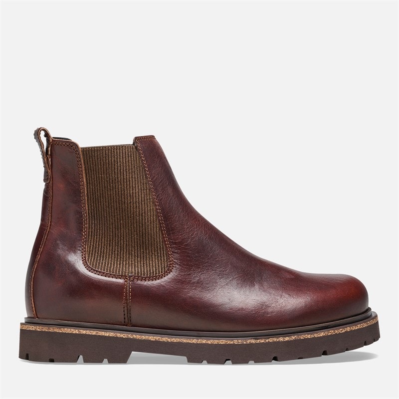 Birkenstock Mens Highwood Chelsea Boots Chocolate
