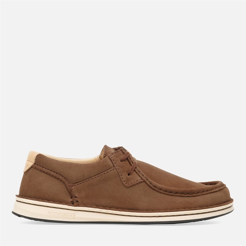Birkenstock Mens Pasadena Moc Shoes Dark Tea
