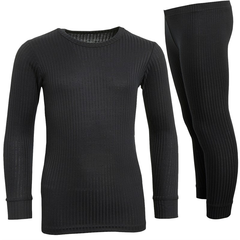 True North Kids Baselayer Black