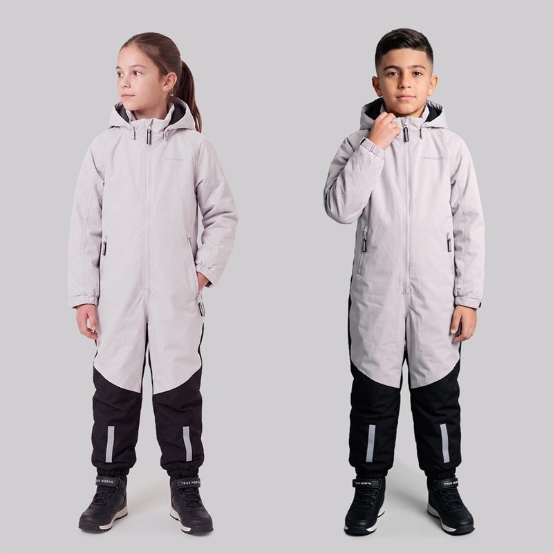 True North Kids Waterproof Overall Oxford Snowsuit Orchid
