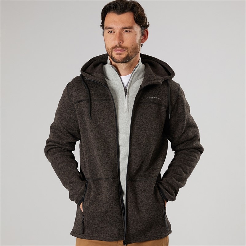 True North Mens Flatfleece Jacket Black