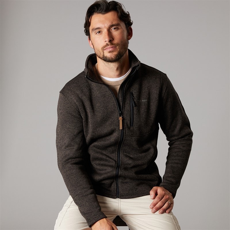 True North Mens Flatfleece Jacket Black
