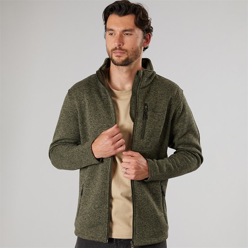 True North Mens Flatfleece Jacket Dusty Olive
