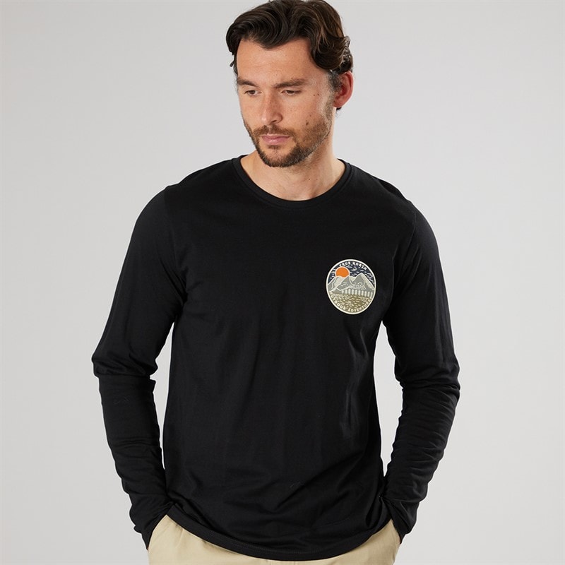 True North Mens Long Sleeved T-Shirt Black