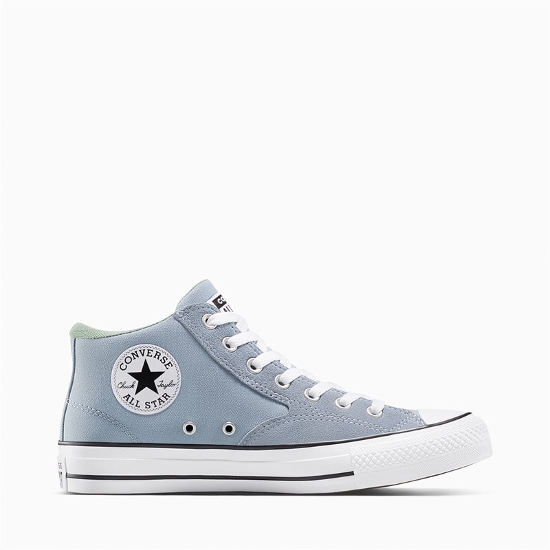Converse Men Chuck Taylor All Star Malden Street Mid Canvas And Suede Trainers Wet Stone/White/Black