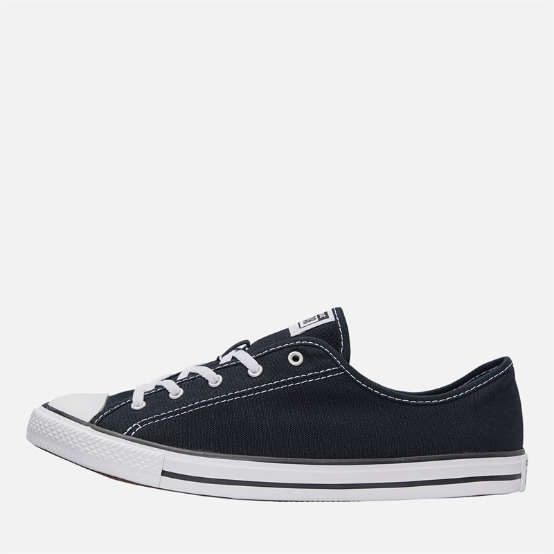 Converse Womens Chuck Taylor All Star Dainty Canvas Trainers Black/White/Black