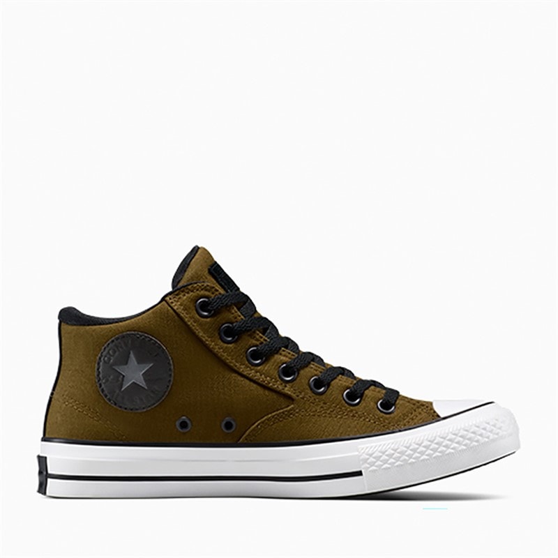Converse Chuck Taylor All Star Malden Street Mid Trainers Surplus Olive/Black/White