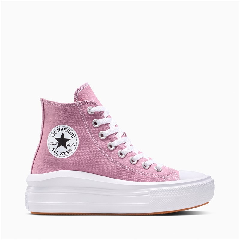 Converse Womens Chuck Taylor All Star Move Platform Trainers Cliffside Rose/White/Black