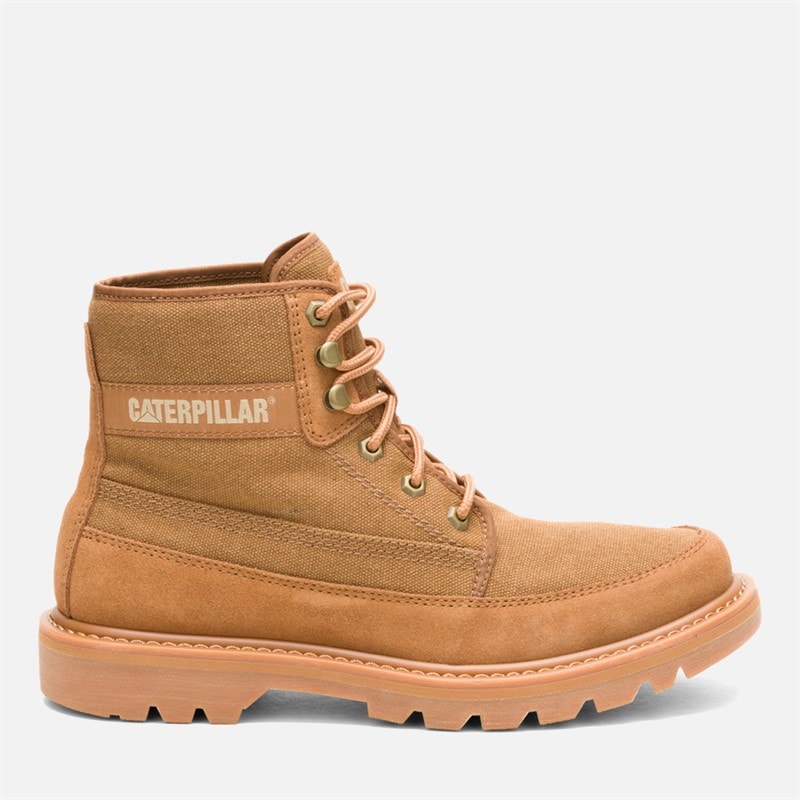 Caterpillar Mens Colorado 2.0 Canvas Boots Brown Sugar