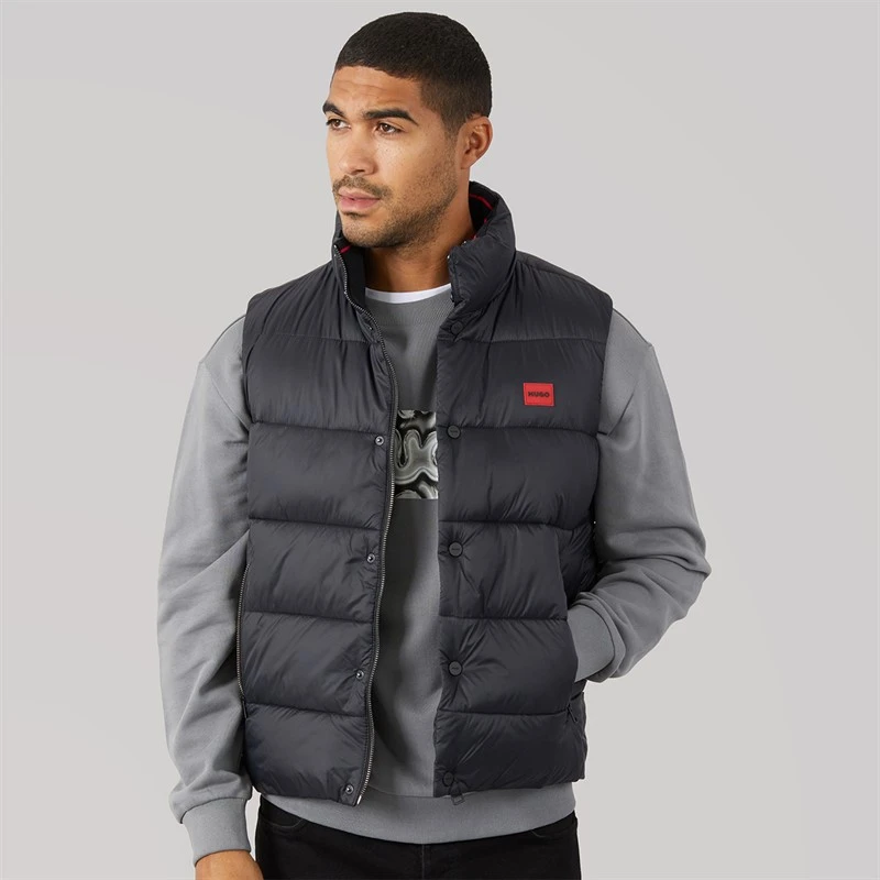 HUGO Mens Baltino Gilet Black