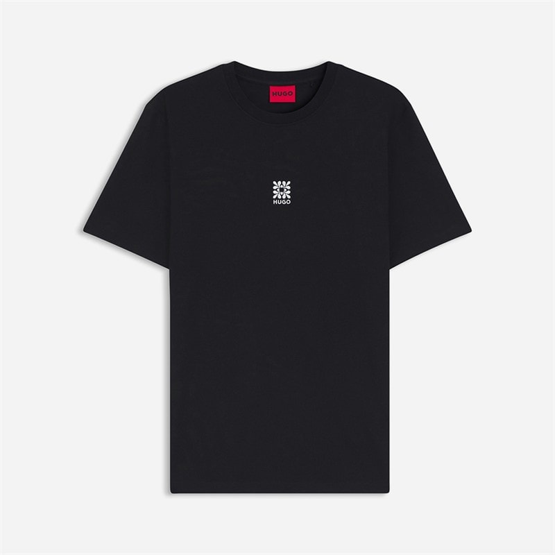 HUGO Mens Darusi T-Shirt Black