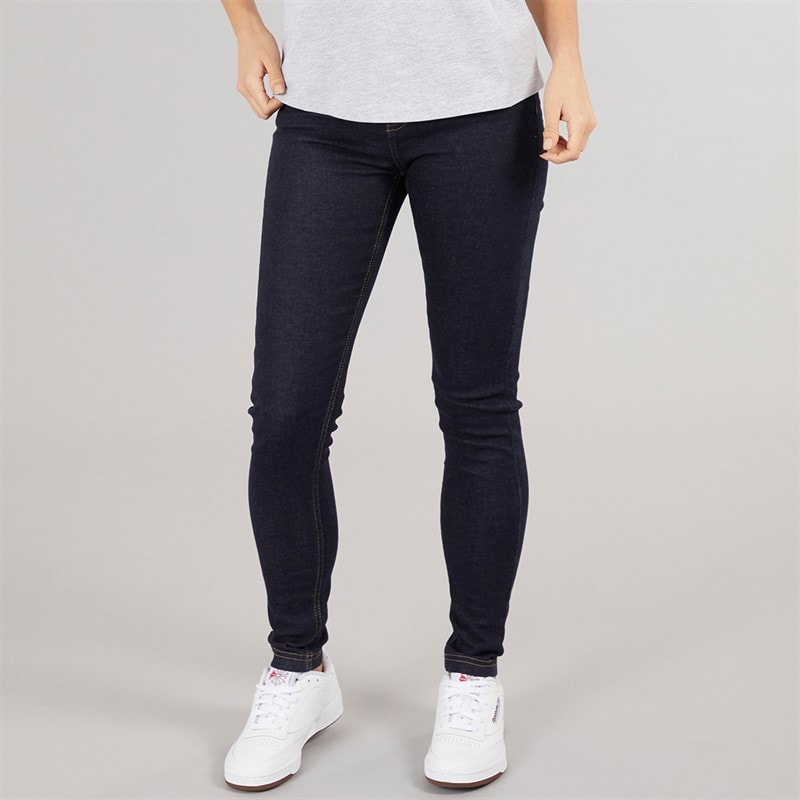 Bench Womens Fay Skinny Jeans Ink Wash