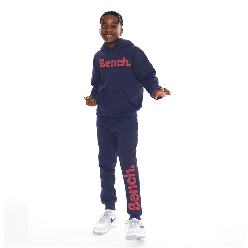 Bench Boys Stanley Hoodie And Joggers Navy