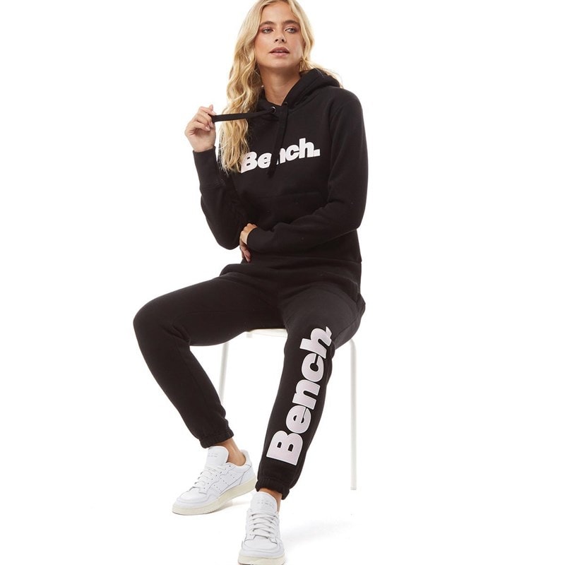 Bench Womens Tilda Hoodie Tracksuit Black