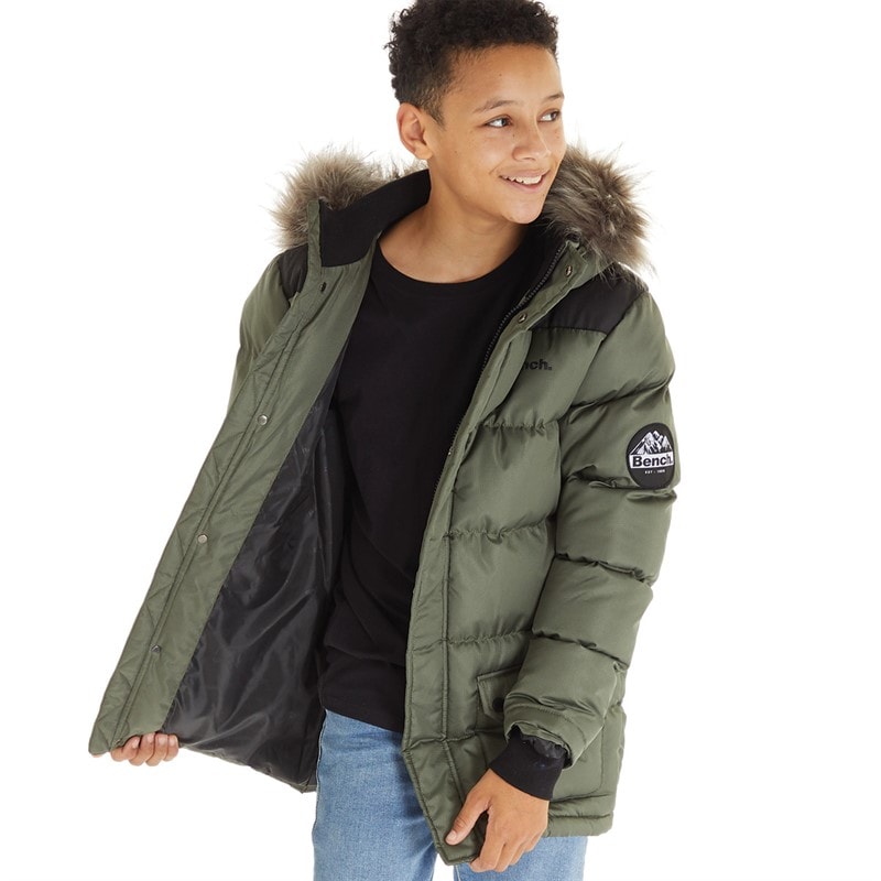 Bench Boys Axels Padded Parka Khaki
