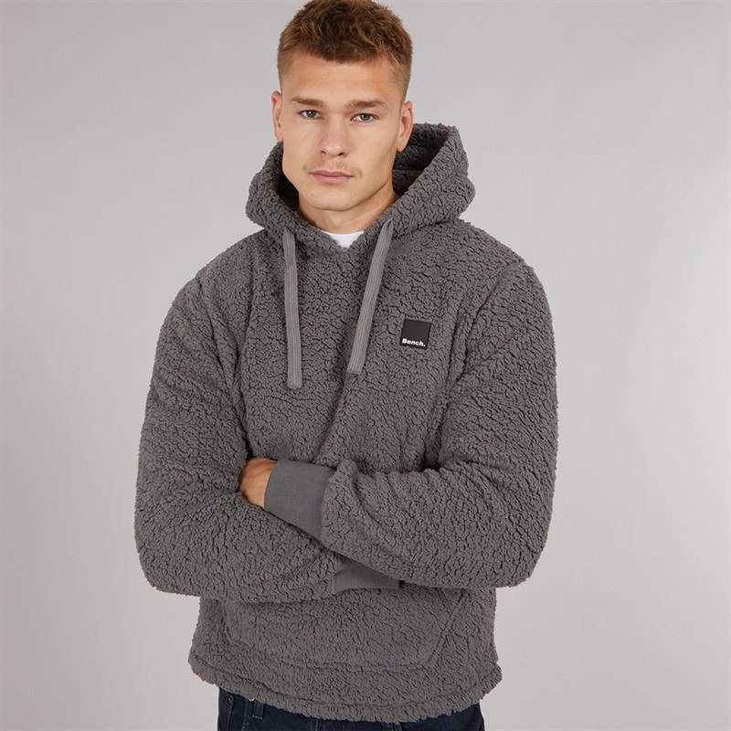 Bench Mens Jerry Hoodie Charcoal