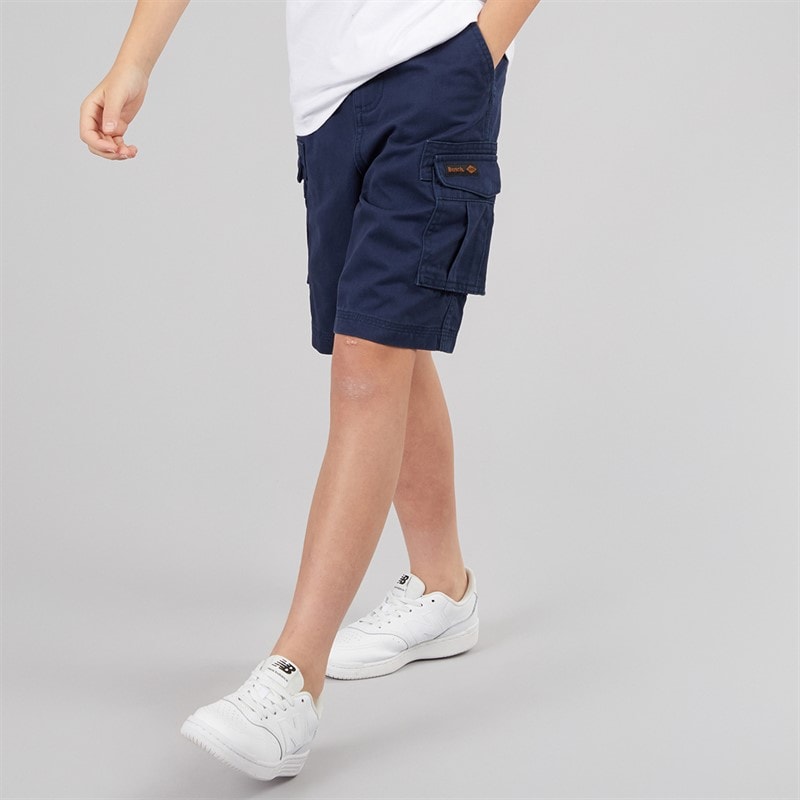 Bench Boys Noahs Twill Cargo Shorts Navy