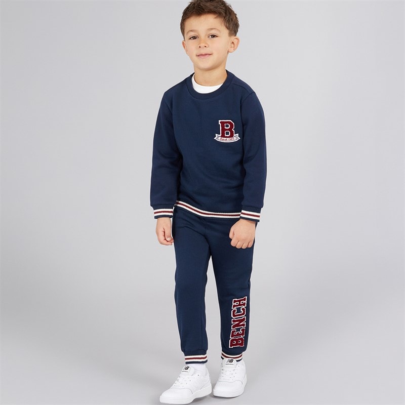 Bench Boys Sweatshirt and Joggers Set Navy