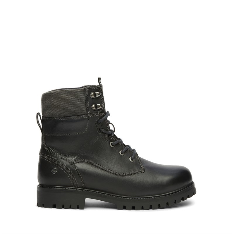 Bench Mens Oldham Aviator Boots Black