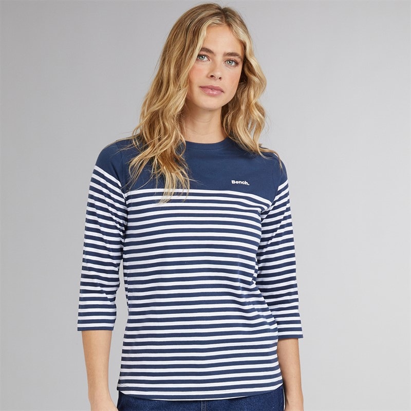 Bench Womens Arian T-Shirt Navy