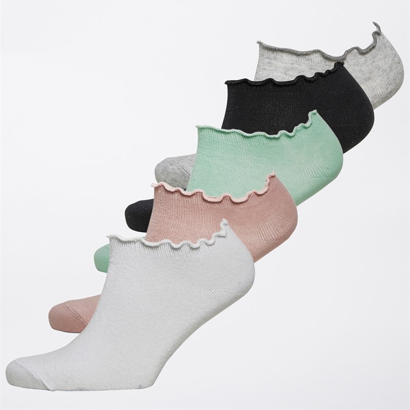 Bench Womens Lolite Five Pack Trainer Liners Multi