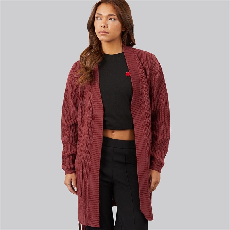 Bench Womens Asteria Cardigan Burgundy