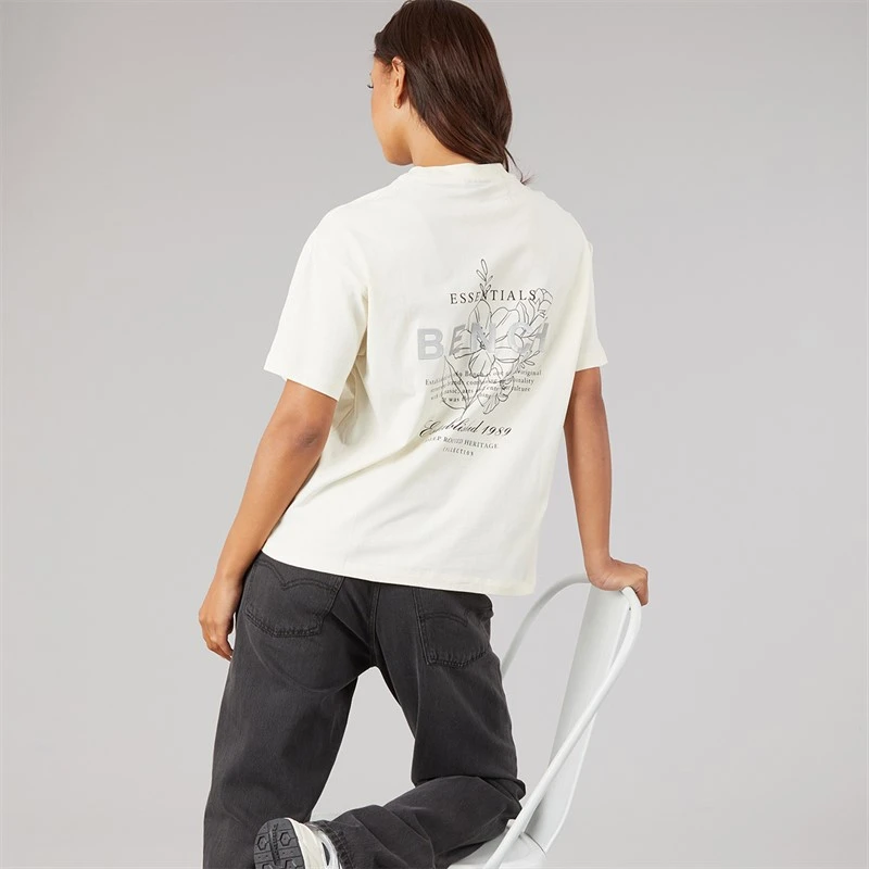 Bench Womens Yalo T-Shirt Winter White
