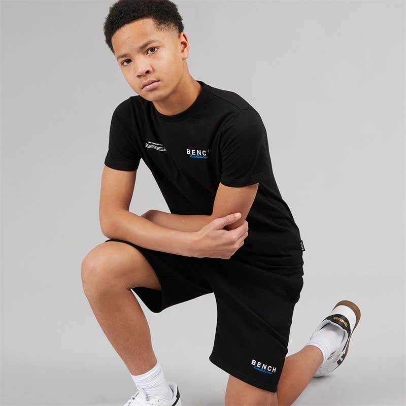 Bench Boys Biller T-Shirt And Shorts Set Black