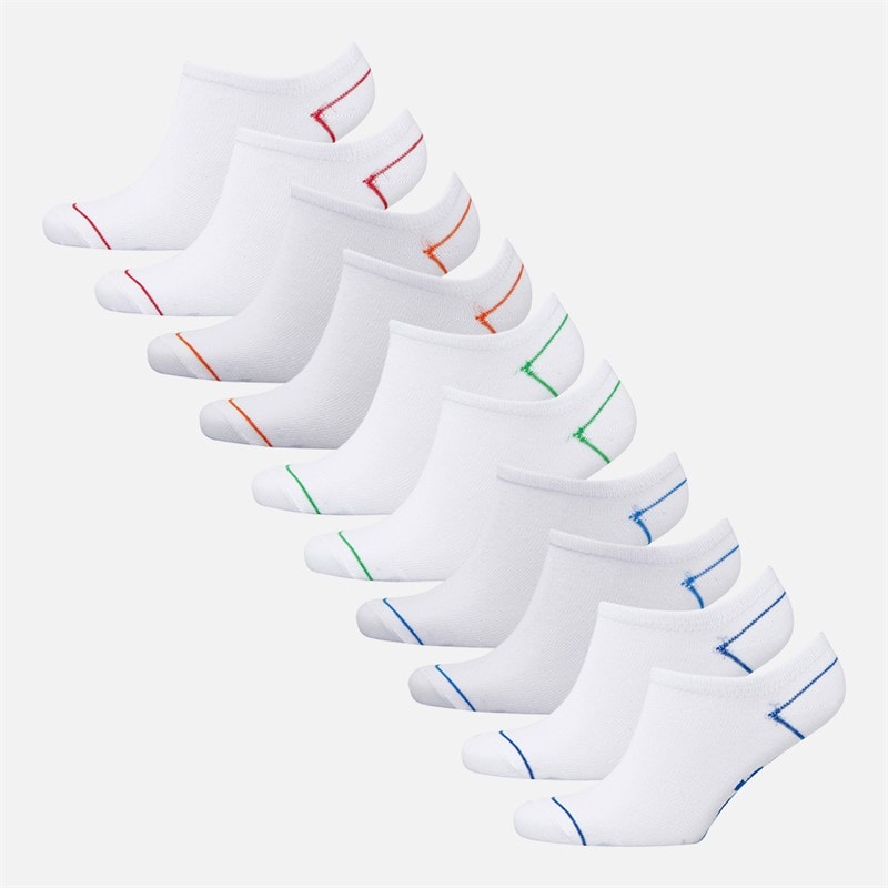 Bench Boys Birol Ten Pack Trainer Socks White