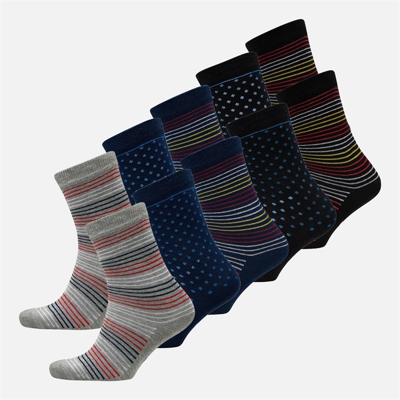 Bench Boys Loyce Ten Pack Socks Multi