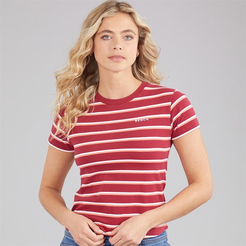 Bench Womens Miral T-Shirt Cranberry Juice
