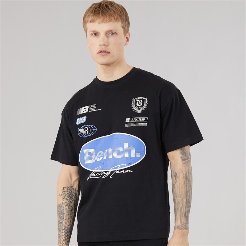 Bench Mens Alvera Oversized T-Shirt Black