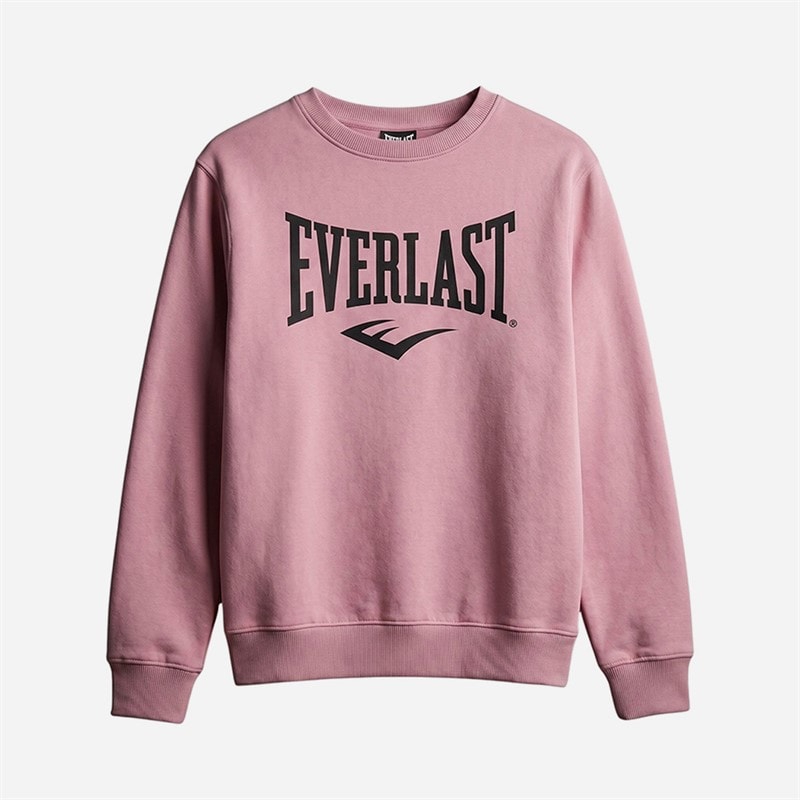 Everlast Mens Sweat Crew Neck Jumper Pink