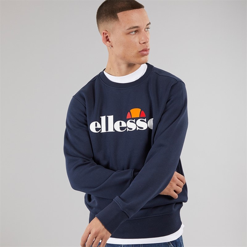 Ellesse Mens Sikanni Sweatshirt Navy