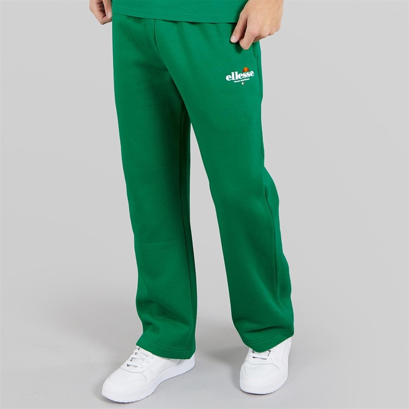 Ellesse Mens Rulle Relaxed Fit Straight Leg Joggers Green
