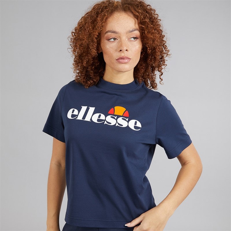 Ellesse Womens Stauf Logo T-Shirt Navy