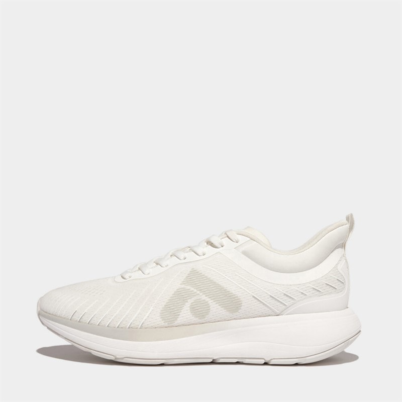 FitFlop Womens FF Mesh Running Trainers Urban White