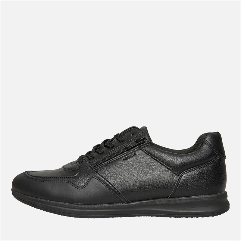 GEOX Mens Avery Zip Trainers Black