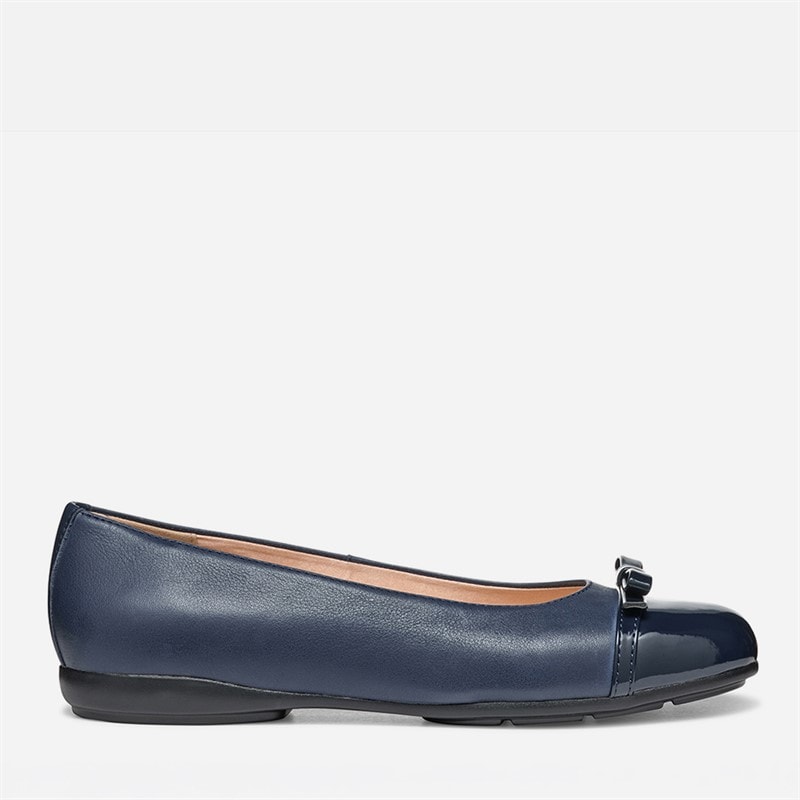 GEOX Womens Annytah Ballerina Shoes Navy