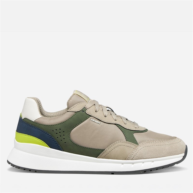 GEOX Mens Branthon Trainers Musk/Sand