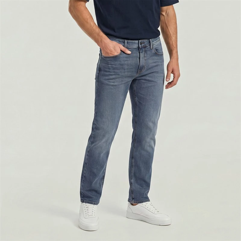G-STAR Mens Type M Straight Fit Jeans Medium Blue